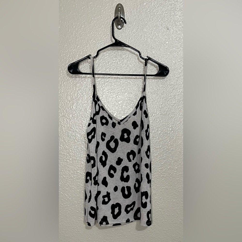 Animal print tank top